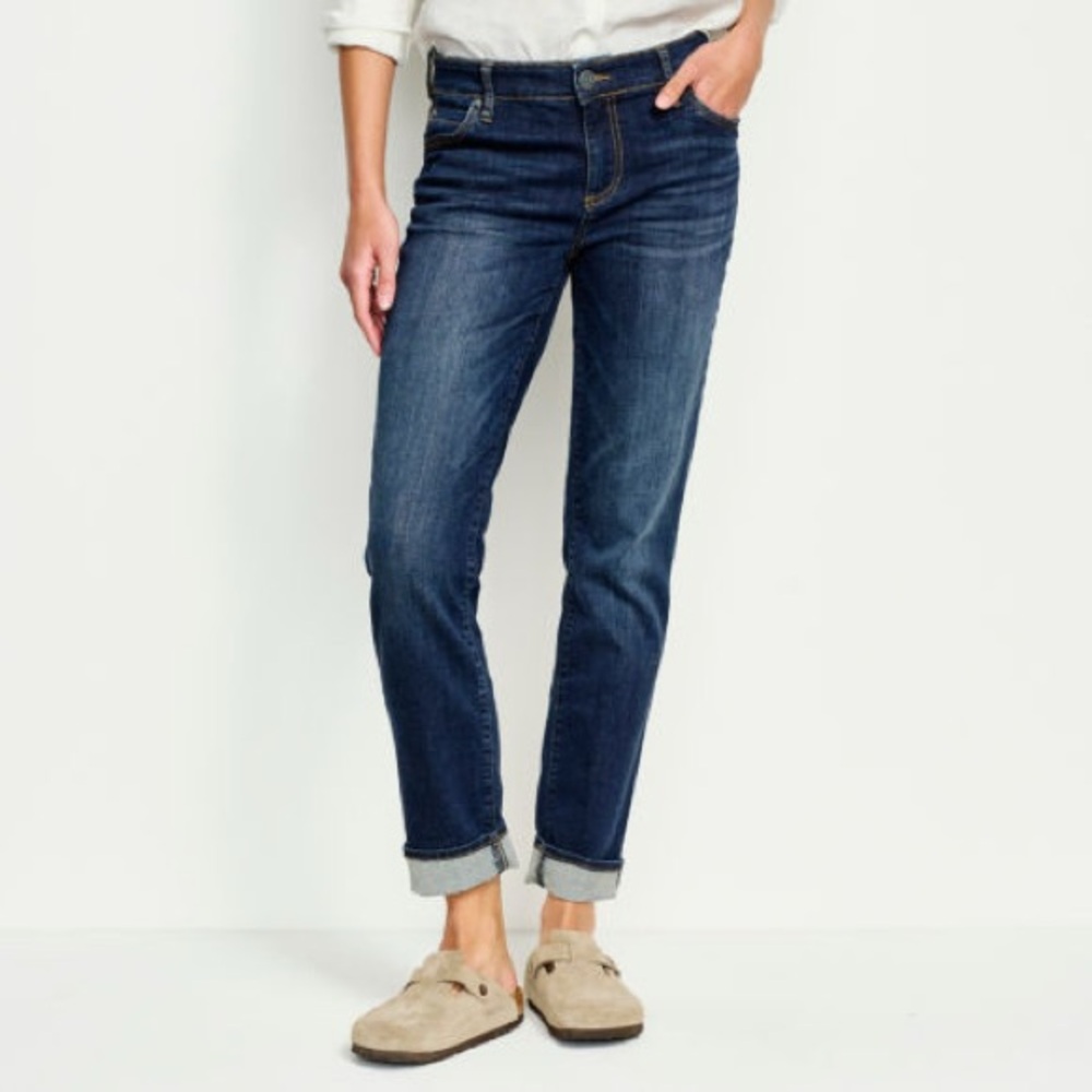 Kut from the Kloth Blue Boyfriend Jeans